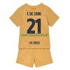 Maillot de Supporter FC Barcelone Frenkie de Jong 21 Extérieur 2022-23 Pour Enfant